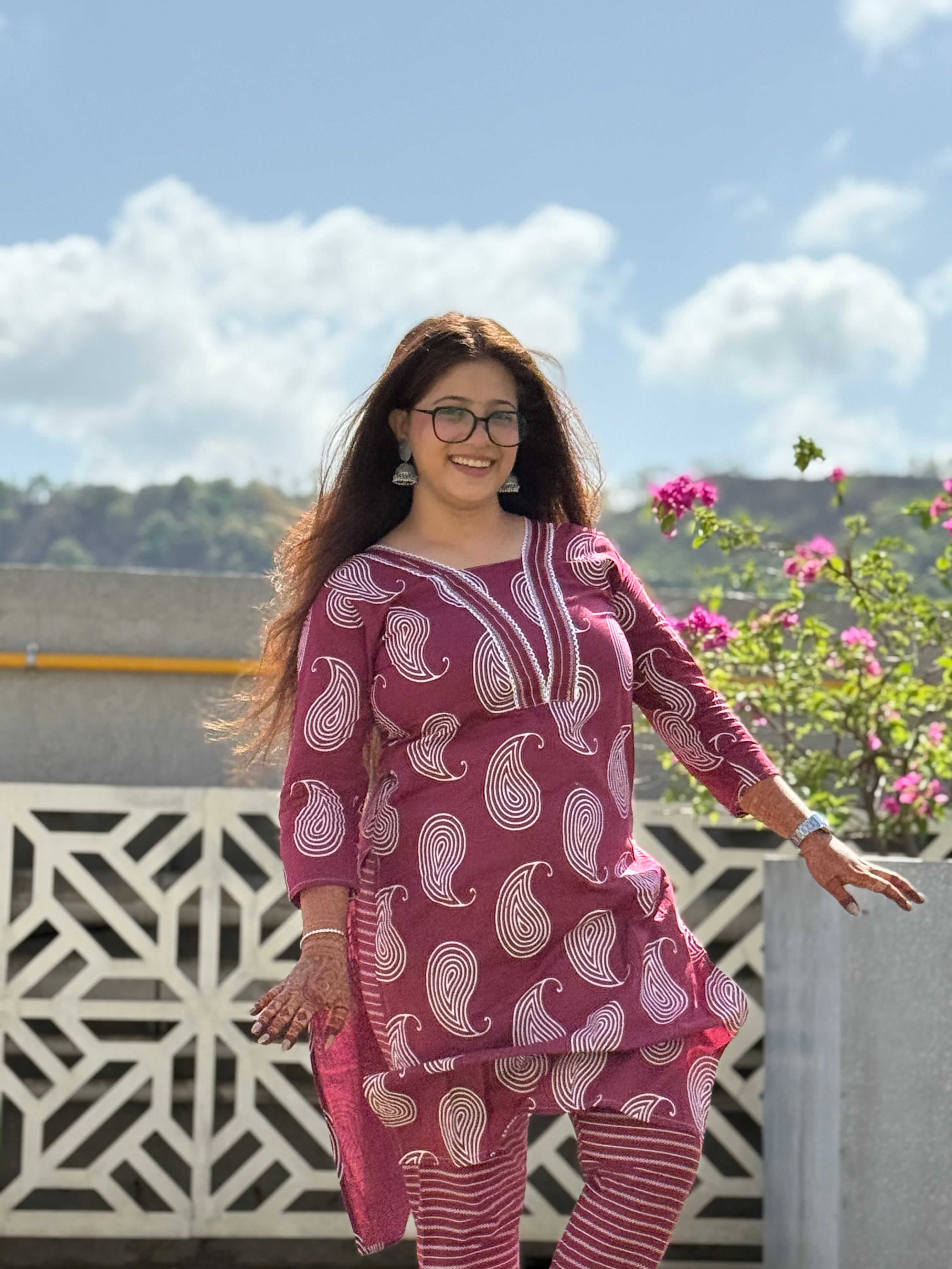 Bougainvillea Co-ord Set