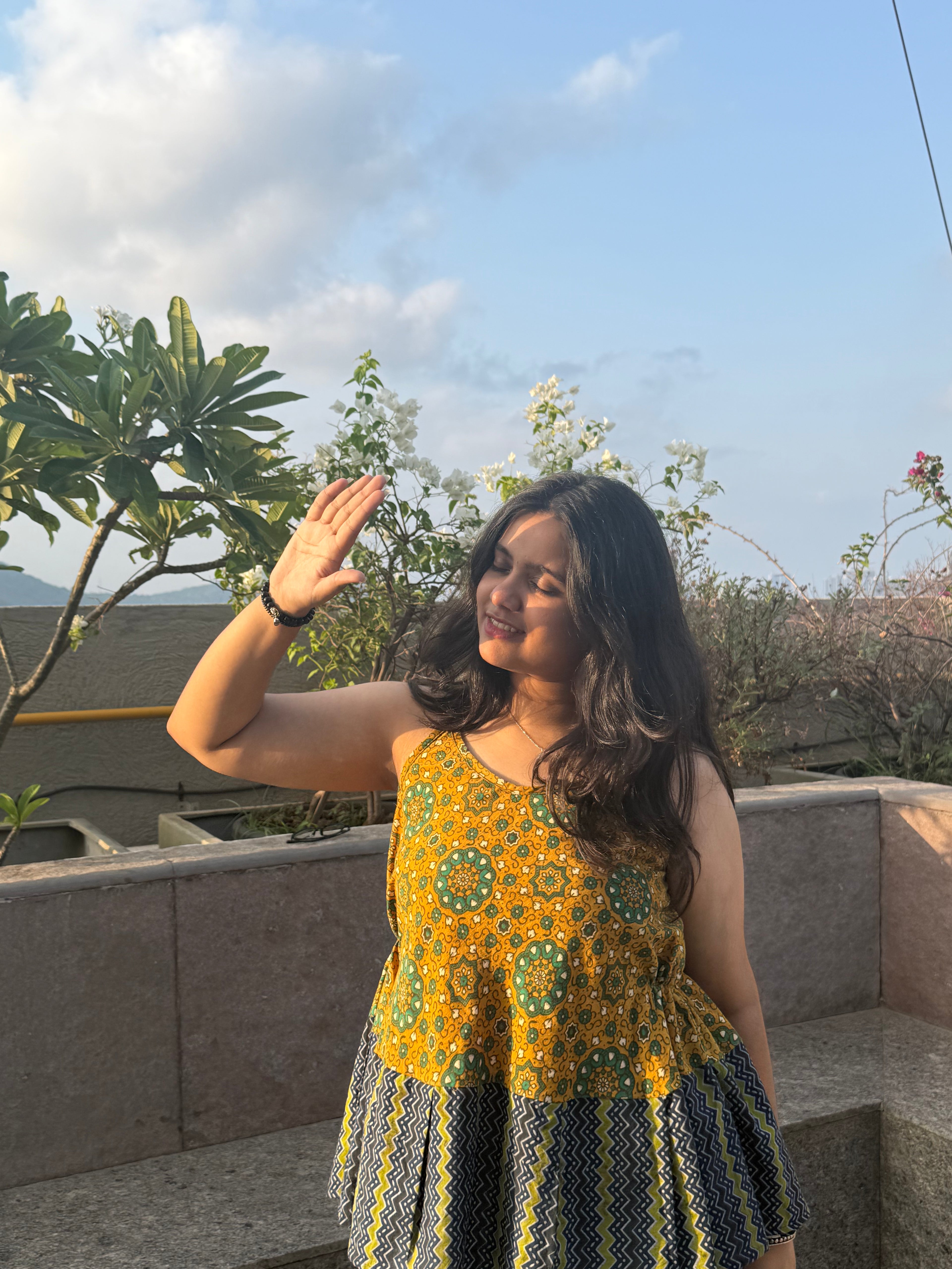 Vasanti Peplum Top