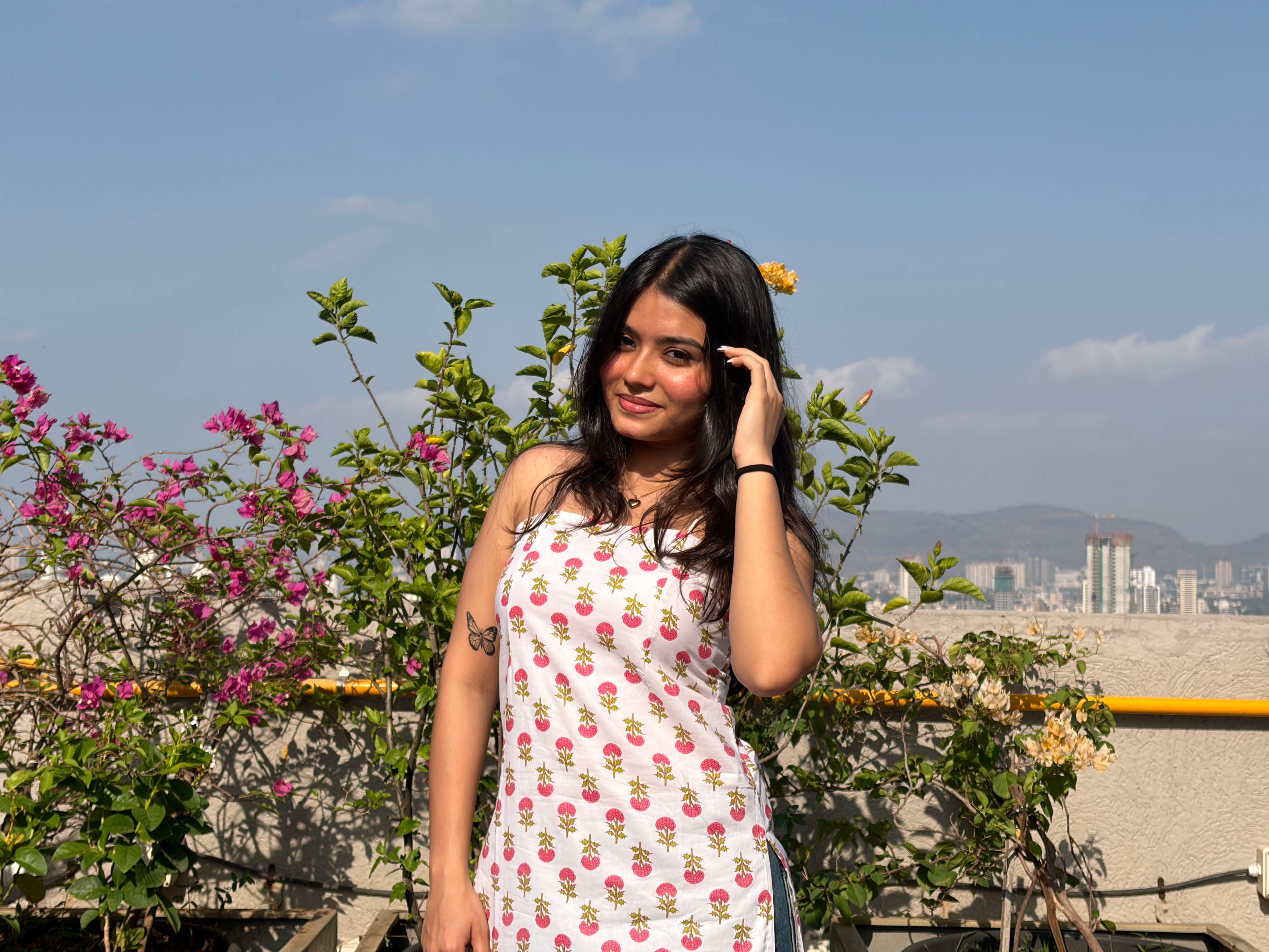 Phoolika Floral Block Print Kurti